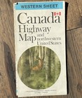 Vintage Lot Of Canadian Road Maps   14 Pieces