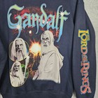 The Lord Of The Rings Gandalf Graphic Sweatshirt Navy Blue Mens Size Med New