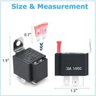 6 Pack 5 Pin Fuse Relay Switch Harness Set 30a 12v Universal Spdt 14 Awg Fuse Us