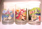 Mcdonalds Dreamworks 2007 Shrek The Third Glass Collector s Glasses Cup Set Of 3