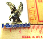 Kawasaki Pin Vintage Collectible Japanese Motorcycle Biker Pinback Memorabilia