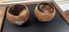  2  Malibu Rum Coconut Cocktail Cup Display Tiki Bar Bar Liquor Display Nib