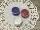 Tupperware 1 Oz Smidgets Red White   Blue Sheer Seals Set Of 3 New 