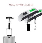 Portable Digital Luggage Scale 50kg 110lb Lcd Travel Weight Hanging Tool Usa
