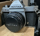 Asahi Pentax K1000 Camera W  50mm   55mm Lens Accessories Manuals Tested Working