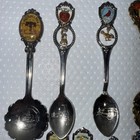 Lot Of Collector Souvenir Spoons  28 Total States Amish Nee York City  