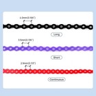 Dental Orthodontic Elastic Power Chain Rubber Braces Bands Continuous short long