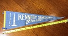 Vtg Kennedy Space Center Florida Nasa Felt Pennant Saturn V Rocket Souvenir