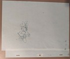 Lot Of 3 Disney Minnie Mouse Original Production Drawings Animation Art