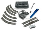 N Scale Tomix 90098 Model Train Operation Set Mini Curved Tracks   Power Pack