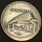 1962 Seattle Worlds Fair  999 Silver Official Medal 1 12 Oz Monorail High Relief