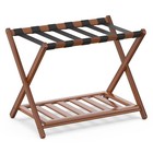 2 Pack Luggage Rack For Guest Room  26 77  Folding Wide Suitcase Stand