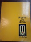 Piano Organ  Sheet Music Thomas Color-glo Plus Rhythm And Mood Songbook All 1974