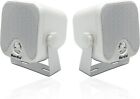 4  Heavy Duty Waterproof Boat Car Marine Box Outdoor Speakers Surface Mounted Us