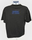 Snoop Dogg Beware Of The Dogg Shirt Men Xl Gem Tag Black Short Sleeve Double