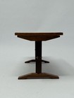 Shackman Vintage Dollhouse Miniature Cherrywood Farmhouse Trestle Table