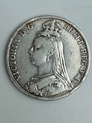 1890 United Kingdom 1 Crown Silver