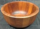 Dansk Designs Jens Quistgaard Staved Teak Salad Bowl   Servers Malaysia 