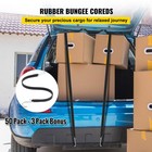 53 Pack 21  Tarp Straps Water-proof Natural Rubber Tie Down Bungee Cords