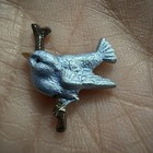 Just Nan- Bluebird Bead Hand Painted Nib Petite Beautiful