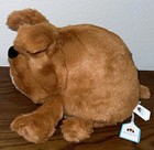 Jellycat Derreck Dog Plush Authentic 9 1  Stuffed Animal Brown Bulldog Nwt