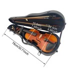 Carbon Fiber Violin Case 4 4 Size Lightweight And Sturdy For Air Travel  Black