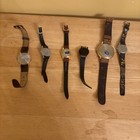 Lot -6 Vintage Micky Mouse Lorus Watches Not Tested Not Workingfor Parts Only