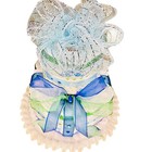 Baby Shower Sweet Baby Boy 2 Tier Diaper Cake New Mommy Baby Gift