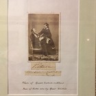 Queen Victoria Photograph And Signature In Later Frame 