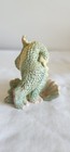 Small Fantasy Dragon Theme Green And Pink Dragon Figurine Statue Marked    092   