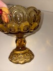 Gold Mid Century Modern Pedestal Bowl 6    Diam 6 5    Height No Chips Vintage
