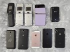 Lot Of 10 Used Cell Phones Not Working Parts Only Apple Samsung Motorola Lg Zte