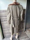 Vintage 1950s Zero King Storm Coat Mens Size 38-40 Long Tan