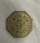 Vintage 5 Cent Trade Token Willie s Billiards Burt Iowa