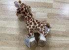 Ganz Webkinz Giraffe Plush 12  Stuffed Beanbag Animal Hm403 With Unused Code