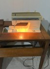 Vintage Singer Sewing Machine Desk Cabinet Table