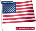 American Flag 2x3 Ft heavy Duty Nylon Usa Flag sewn Stripes Embroidered Stars An