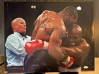 Mike Tyson Autographed 16x20 Jsa Coa - Evander Holyfield Ear Bite Fight