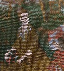 Antique Beaded Purse Bag Dark Romantic Scene Midnight Troubadour Courting Couple