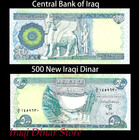 10 000 Iraq Iraqi Dinar  20 X 500 Dinar Notes  Limit Of 2 Sets  10  000 Total
