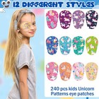 60 Pcs Adhesive Eye Patches For Kids Girls Unicorn Patterns Toddler Eye Patch   
