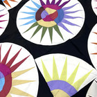 Handmade New York Beauty Dazzling Cotton Patchwork Quilt Top topper 86x86 