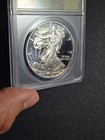 2009 Dan Carr  proofed  Silver Eagle Overstrike Thin Dc Token  Ms-68 Dcam  anacs