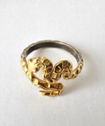 100 Ad Ancient Roman Snake High Carat Gold Silver Ring Museum Quality Artifact