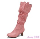 Womens Slouch Faux Leather Knee High Boots Outdoor Casual Formal Clubwear Shoes