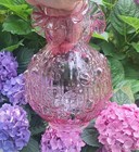 Fenton Glass Cabbage Rose Lampshade - Pink - 2 Available