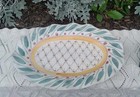 Mackenzie Childs Vintage Oval Brighton Pavilion Large Platter Wx10 5