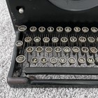 1930 s Black Royal Typewriter Glass Beveled Windows Writers Aesthetic Display