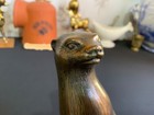 Rare Vintage Ken Norris Studio Bronzed Effect Standing Otter 16cm