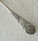 Antique International Silver Jac Rose Souvenir Spoon Elkhart Sterling Inlaid